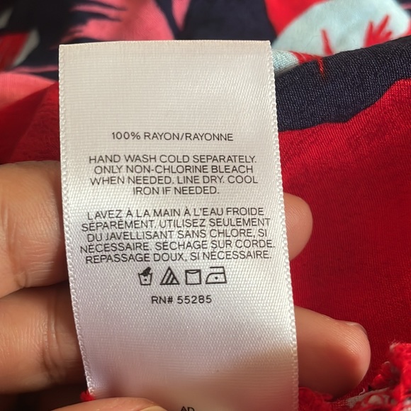 Red floral dress from Express - Picture 3 of 4